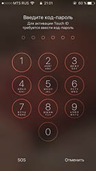 Сброс пароля iPhone, iPad в Воронеже
